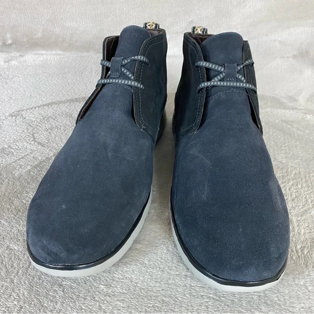 UGG Freamon Chukka Boots Mens Size 13 Blue Suede Waterproof Treadlite NEW